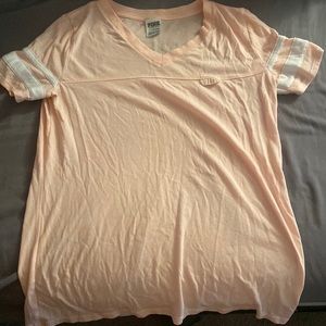 VS PINK Coral “Jersey” Tee